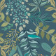 Wandtegels 60x120 cm, blauw met botanische motieven, mat, A4H924 Majorele #4