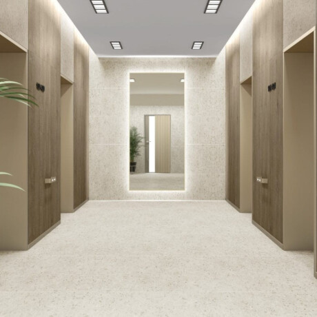 Geglazuurd gres voor de vloer 60x120 Sand mat, gerectificeerd A4H96 Terrazzo #1