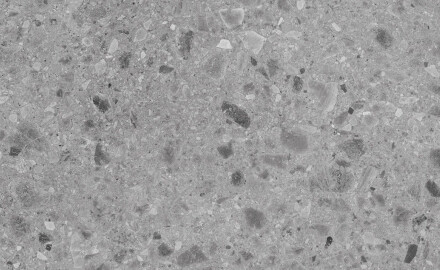 Geglazuurd porselein voor de vloer 60x120 Grey, matgrijs, gerectificeerd A4H97 Terrazzo