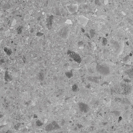 Geglazuurd porselein voor de vloer 60x120 Grey, matgrijs, gerectificeerd A4H97 Terrazzo #1