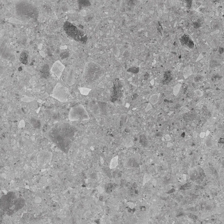 Geglazuurd porselein voor de vloer 60x120 Grey, matgrijs, gerectificeerd A4H97 Terrazzo #3
