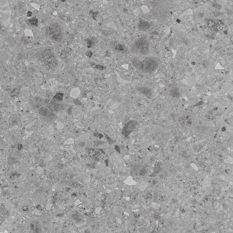 Geglazuurd porselein voor de vloer 60x120 Grey, matgrijs, gerectificeerd A4H97 Terrazzo #4
