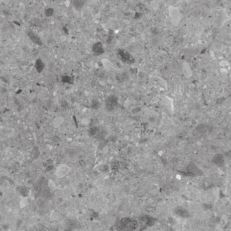 Geglazuurd porselein voor de vloer 60x120 Grey, matgrijs, gerectificeerd A4H97 Terrazzo #7