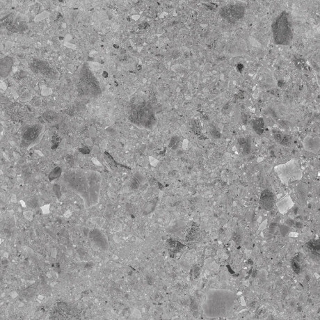 Geglazuurd porselein voor de vloer 60x120 Grey, matgrijs, gerectificeerd A4H97 Terrazzo #8