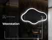 LED Badkamerspiegel in Onregelmatige Vorm C222 #6