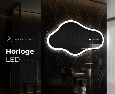 LED Badkamerspiegel in Onregelmatige Vorm C222 #7