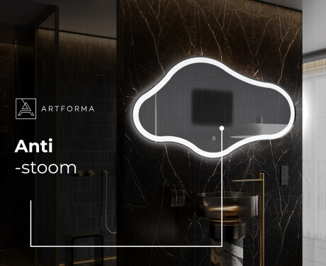 LED Badkamerspiegel in Onregelmatige Vorm C222 #8