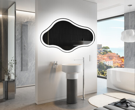 LED Badkamerspiegel in Onregelmatige Vorm C222 #9