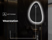 LED Badkamerspiegel in Onregelmatige Vorm B222 #8
