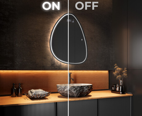 LED Badkamerspiegel in Onregelmatige Vorm B223 #3