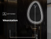 LED Badkamerspiegel in Onregelmatige Vorm B223 #8