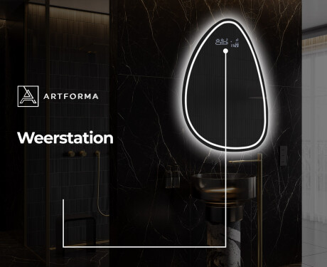 LED Badkamerspiegel in Onregelmatige Vorm B223 #6