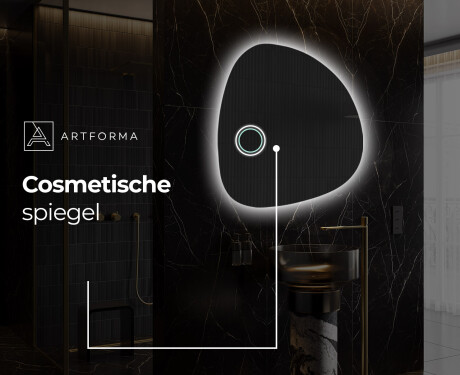 LED Badkamerspiegel in Onregelmatige Vorm EG221 #5