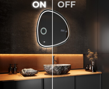LED Badkamerspiegel in Onregelmatige Vorm EG223 #3