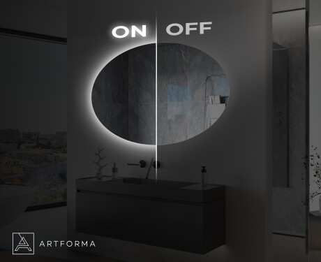 Moderne badkamer spiegel met LED-verlichting L226 #3