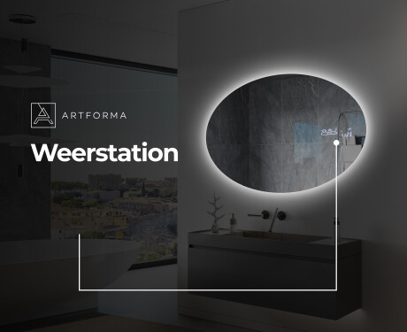 Moderne badkamer spiegel met LED-verlichting L226 #7