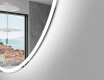Moderne badkamer spiegel met LED-verlichting L227 #2