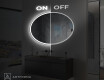 Moderne badkamer spiegel met LED-verlichting L227 #3