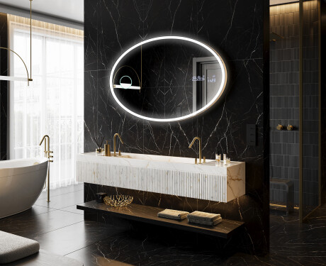 Moderne badkamer spiegel met LED-verlichting L227 #11