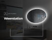 Moderne badkamer spiegel met LED-verlichting L227 #7