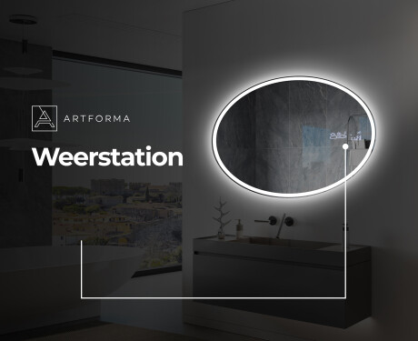Moderne badkamer spiegel met LED-verlichting L227 #7