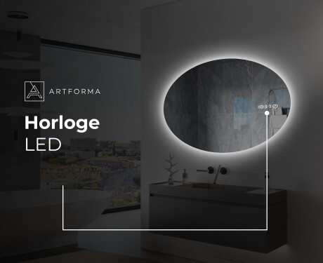 Moderne badkamer spiegel met LED-verlichting L227 #8