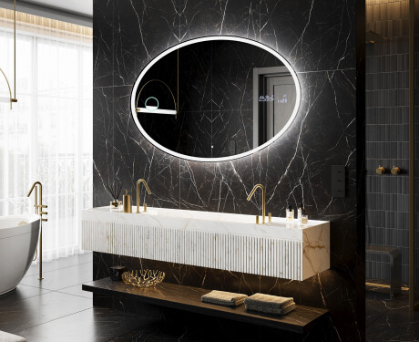 Moderne badkamer spiegel met LED-verlichting L227 #10