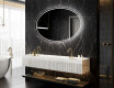 Moderne badkamer spiegel met LED-verlichting L228