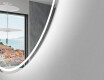 Moderne badkamer spiegel met LED-verlichting L228 #2