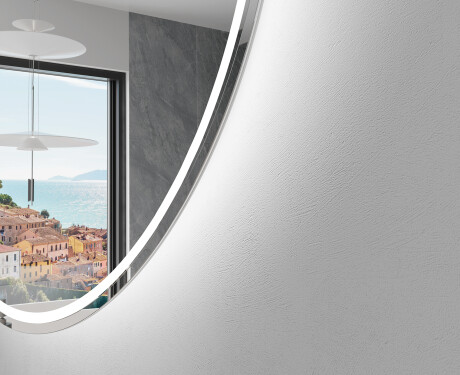 Moderne badkamer spiegel met LED-verlichting L228 #2