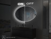 Moderne badkamer spiegel met LED-verlichting L228 #3