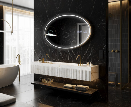 Moderne badkamer spiegel met LED-verlichting L228 #10