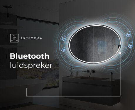 Moderne badkamer spiegel met LED-verlichting L228 #6