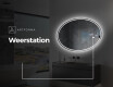 Moderne badkamer spiegel met LED-verlichting L228 #7