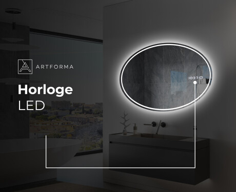Moderne badkamer spiegel met LED-verlichting L228 #8