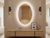 Moderne badkamer spiegel met led-verlichting L74