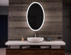 Moderne badkamer spiegel met led-verlichting L74