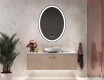 Moderne badkamer spiegel met led-verlichting L74 #6
