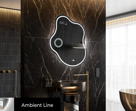 LED Badkamerspiegel in Onregelmatige Vorm EM223