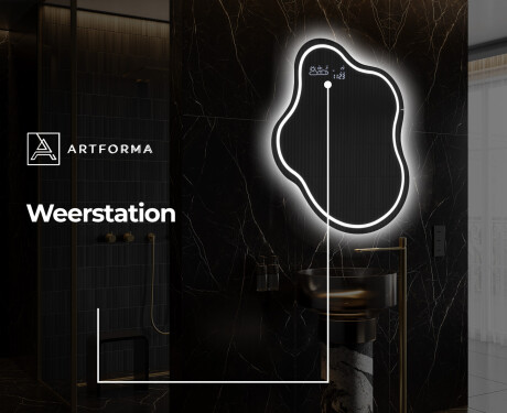 LED Badkamerspiegel in Onregelmatige Vorm EM223 #7