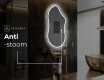 LED Badkamerspiegel in Onregelmatige Vorm F222 #8
