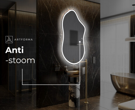 LED Badkamerspiegel in Onregelmatige Vorm F222 #8