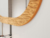 Badkamerspiegel met elegant metalen decor L289 #3
