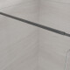 Inloopkast transparant glas zwart profiel #5