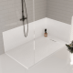 Rechthoekige douchebak Avero 90x110 cm wit #6