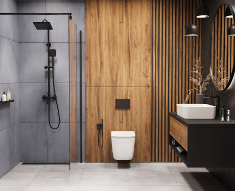 WC zonder flens PAROS wit met spoelbekleding