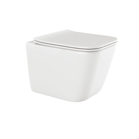 WC zonder flens PAROS wit met spoelbekleding #3