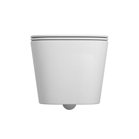 WC zonder flens PAROS wit met spoelbekleding #5