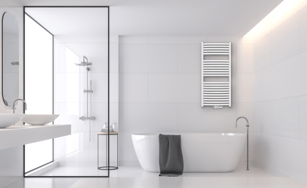 Badkamer ladder radiator wit