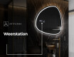 LED Badkamerspiegel in Onregelmatige Vorm J223 #6